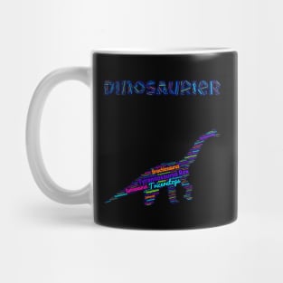 Lesen lernen mit einem Brachiosaurus Dinosaurierer Mug